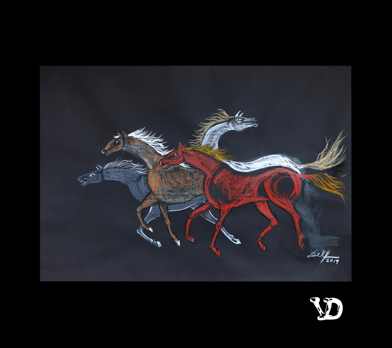 tropel de caballos